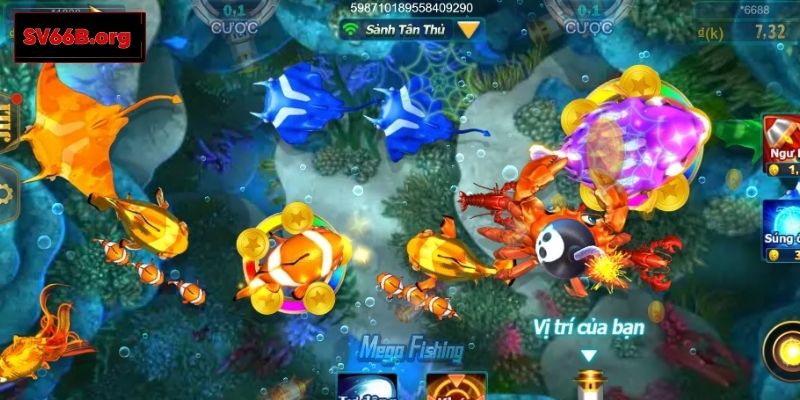 Hướng dẫn chơi game Mega Fishing SV66